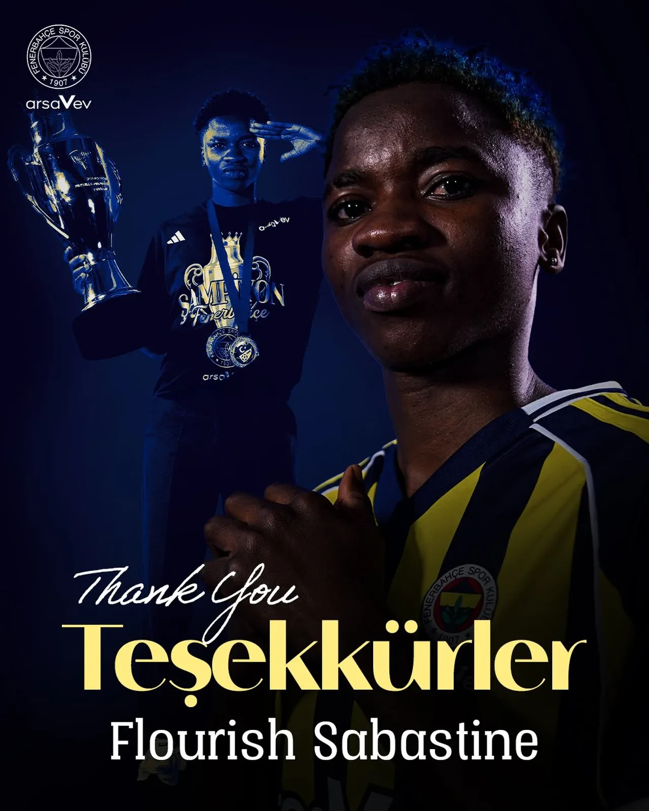 Fenerbahçe yıldız oyuncusuna veda etti! Sarı-lacivertlilerden ayrılık paylaşımı