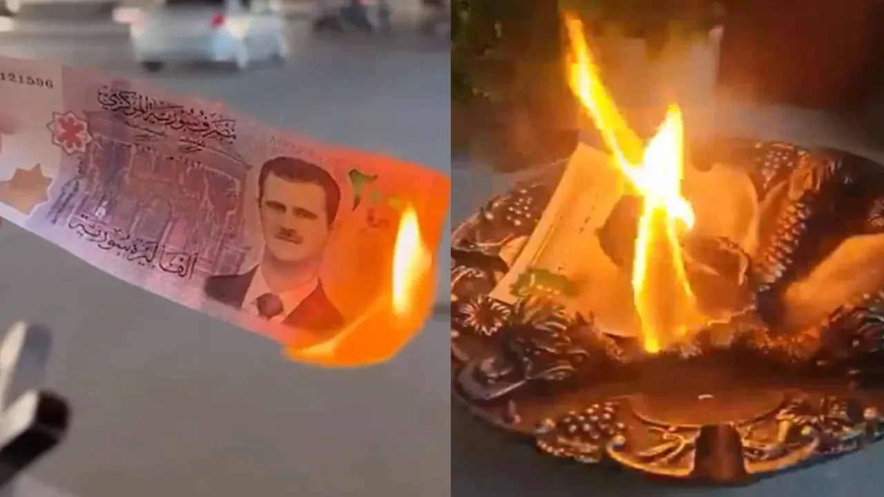 Suriye'de devrik lider Beşar Esad'lı paralar yakıldı! İki sıfır atıldı, yeni dönem başladı