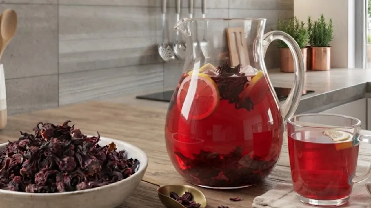 Yaz sıcaklarında ödem söktürücü ev yapımı hibiskus limonata tarifi! Lezzeti de şahane