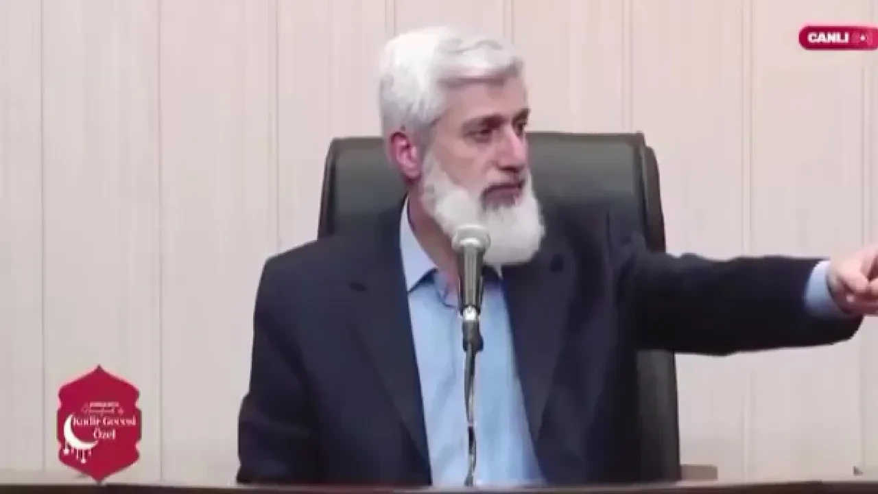 Alparslan Kuytul'un bu videosu gündem oldu! Çocuk sesine bile tahammül edemiyor