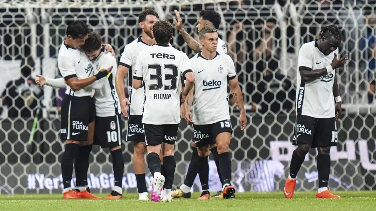 Beşiktaş tur kapısını araladı! Siyah-beyazlılar, Kauno Zalgiris'i 3-0 yendi