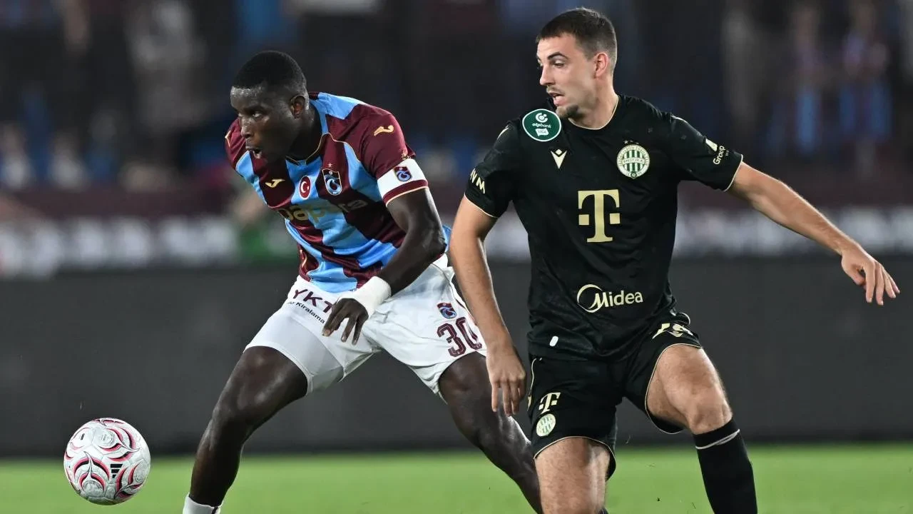 Trabzonspor, tur şansını zora soktu! Bordo-mavililer, sahasında Ferencvaros'a kaybetti