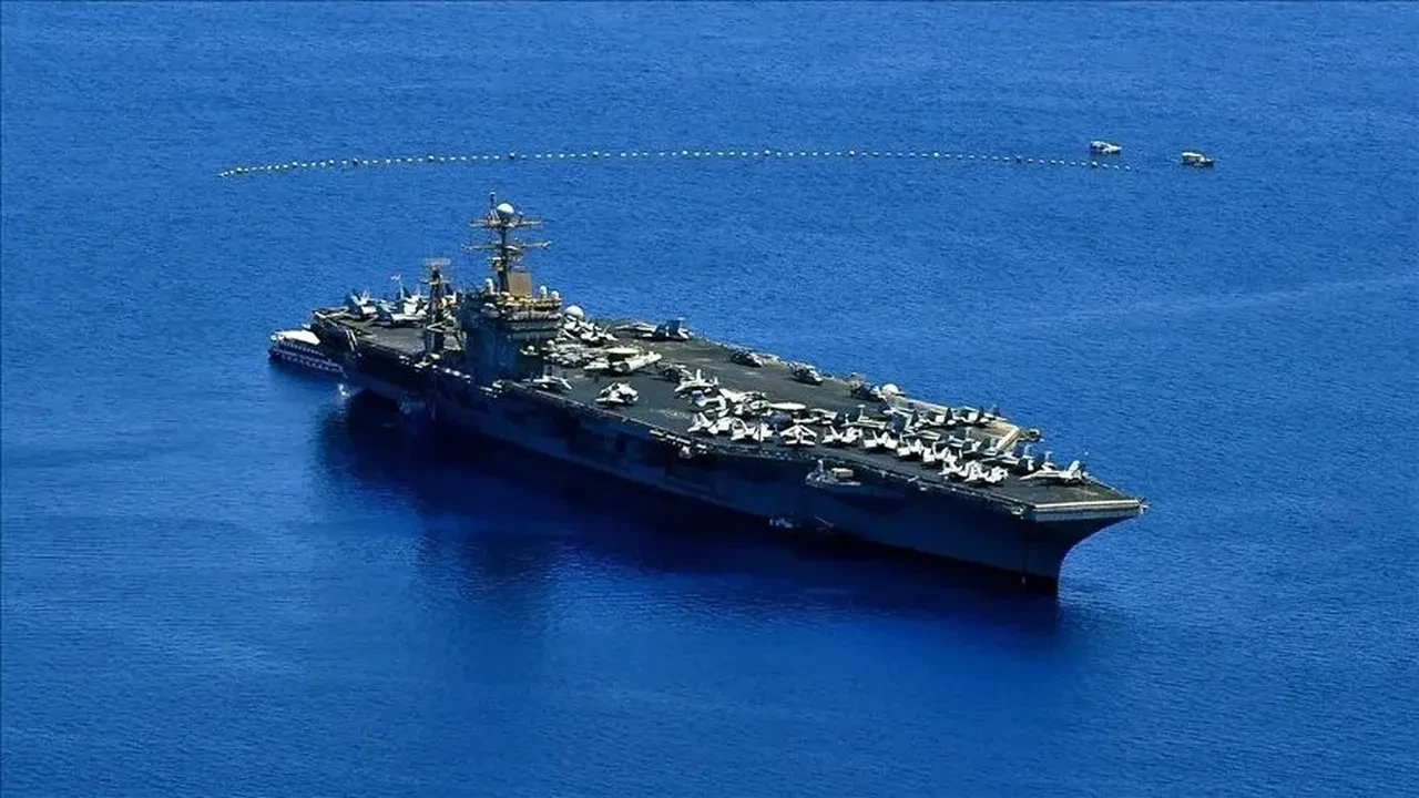 Rekora imza attı! 200 gün boyunca limana uğramadı: USS George Washington uçak gemisi Orta Doğu’ya konuşlandırıldı