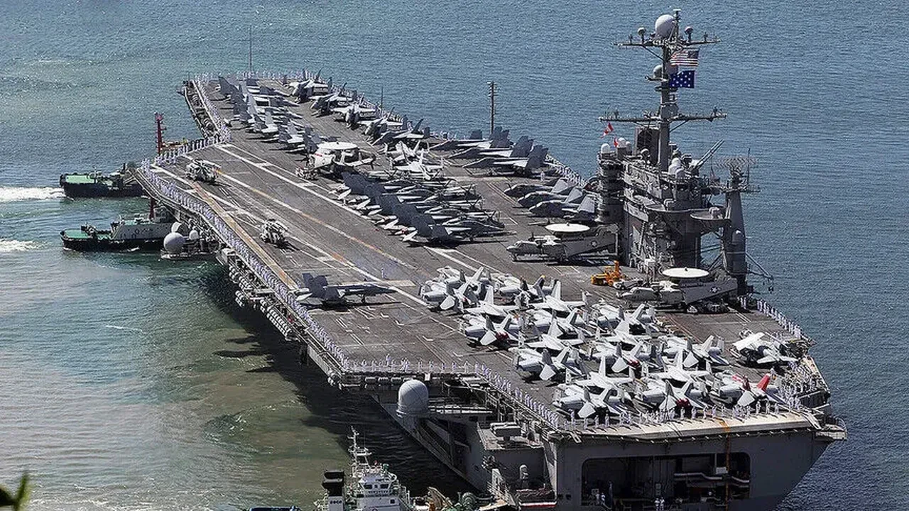 Rekora imza attı! 200 gün boyunca limana uğramadı: USS George Washington uçak gemisi Orta Doğu’ya konuşlandırıldı