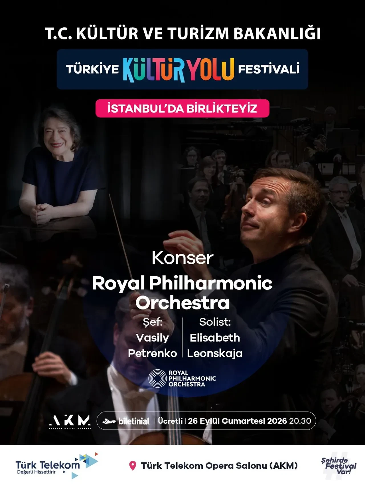 Dünyaca ünlü Royal Philharmonic Orchestra İstanbul ve Ankara’da! Kültür Yolu Festivali ile 3 gece müzik şöleni!