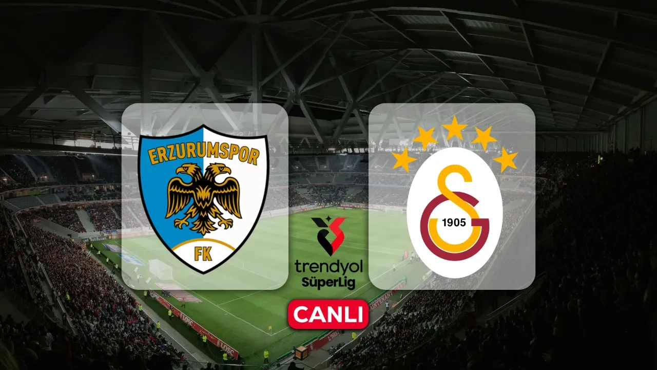 Erzurumspor Galatasaray CANLI yayın: Erzurumspor GS maçı hangi kanalda, CANLI nereden izlenir?