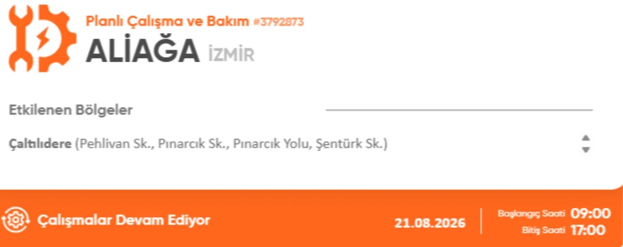 İzmir'de elektrik kesintisi 21 Ağustos! İzmir GDZ elektrik kesintisi ne zaman bitecek?
