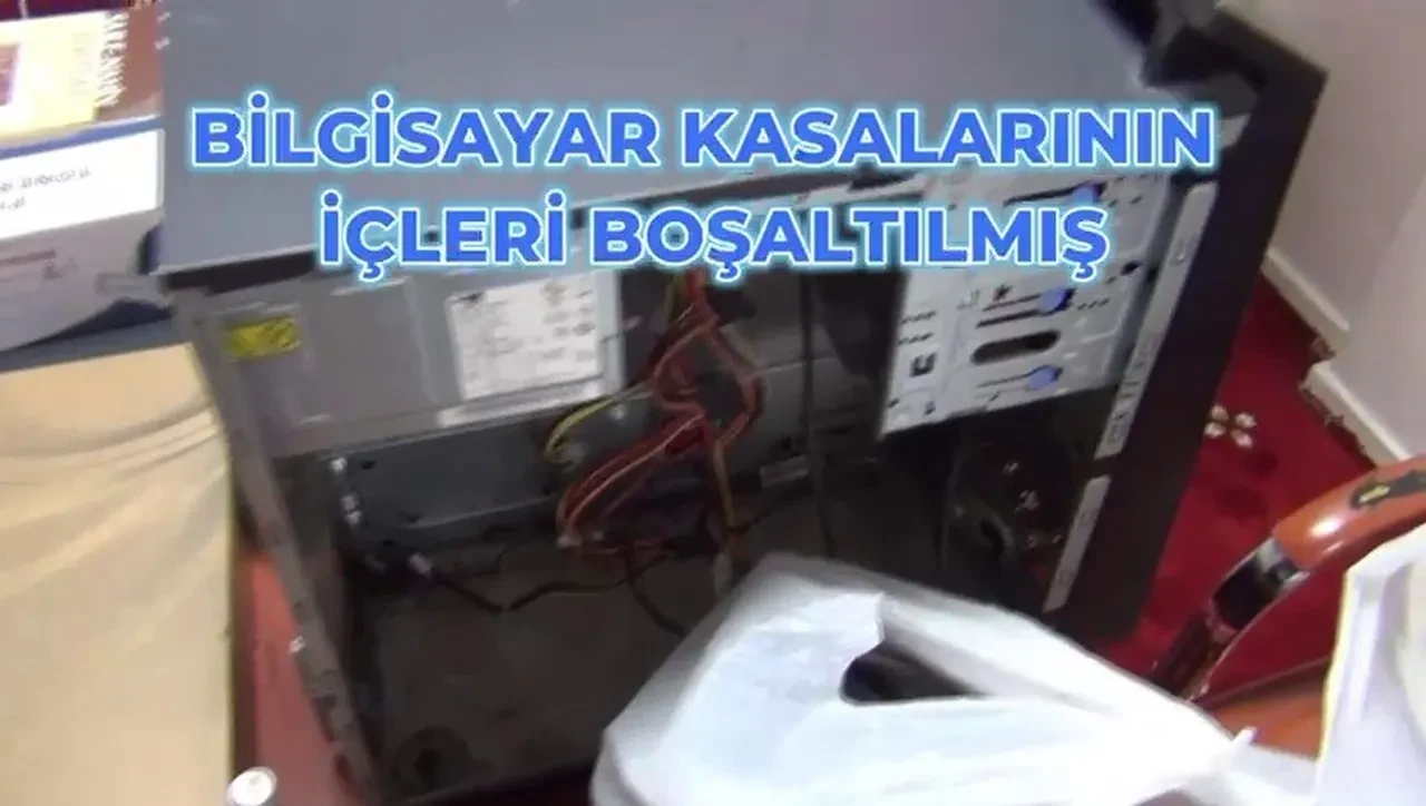 Kuytulcular operasyonunda şok detaylar! Bilgisayar kasalarını boşaltıp hard diskleri tek tek yok etmiş