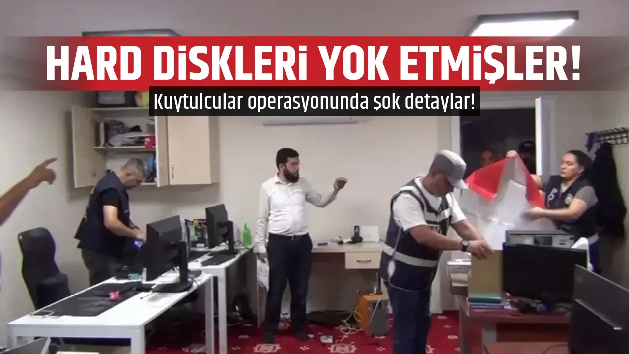 HARD DİSKLERİ YOK ETMİŞLER!