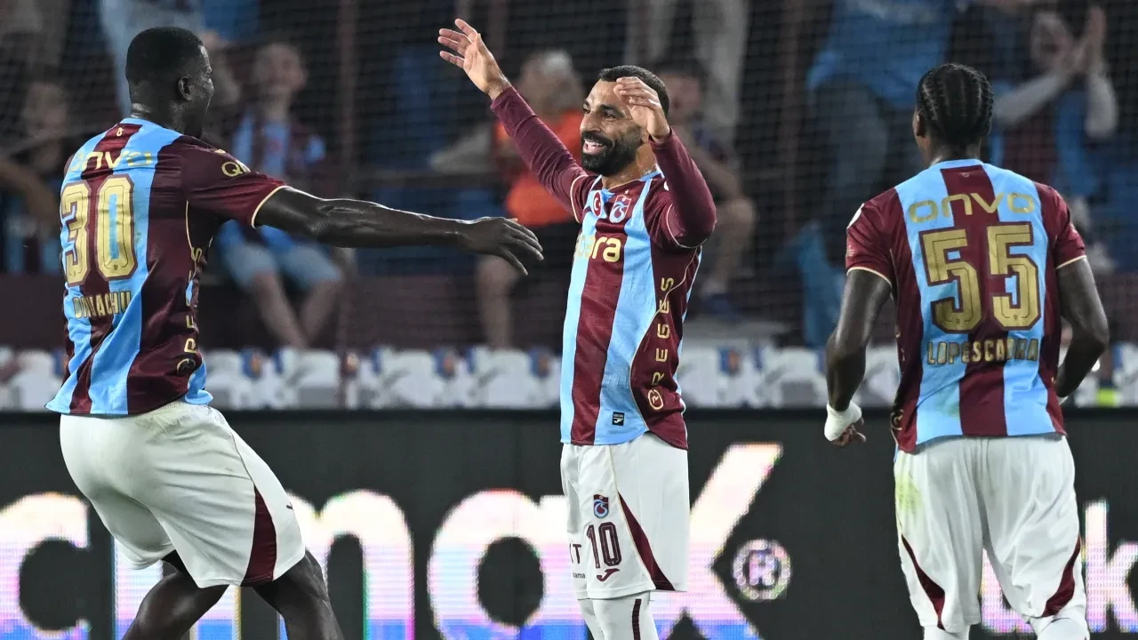 Salah, Trabzonspor'u zafere taşıdı! Bordo-mavililerden 2-1'lik galibiyet