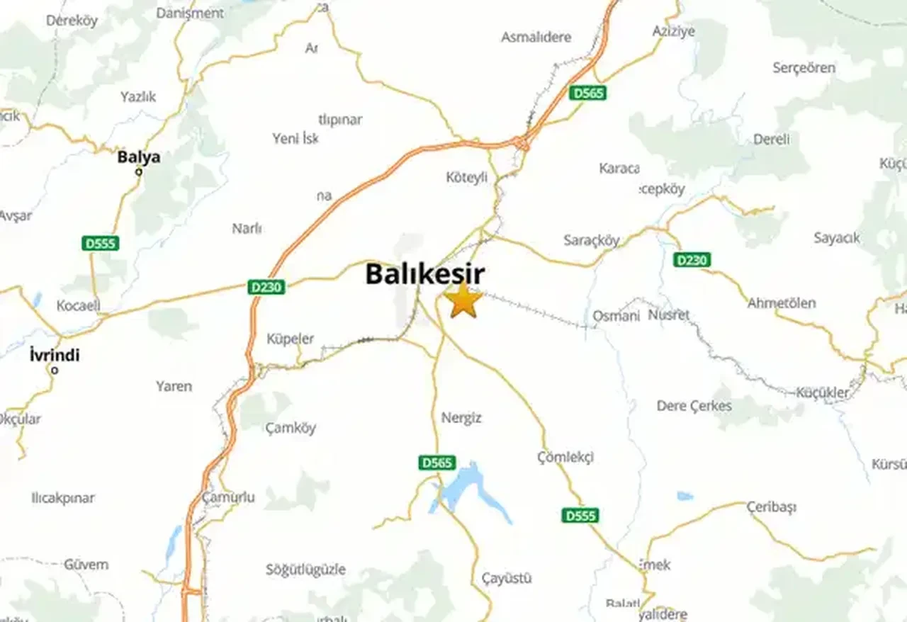 Balıkesir’de deprem meydana geldi: Bursa’dan da hissedildi! AFAD büyüklüğü açıkladı