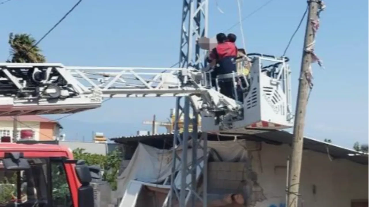 Hatay'da korkunç olay! Elektrik direğinde erkek cesedi bulundu