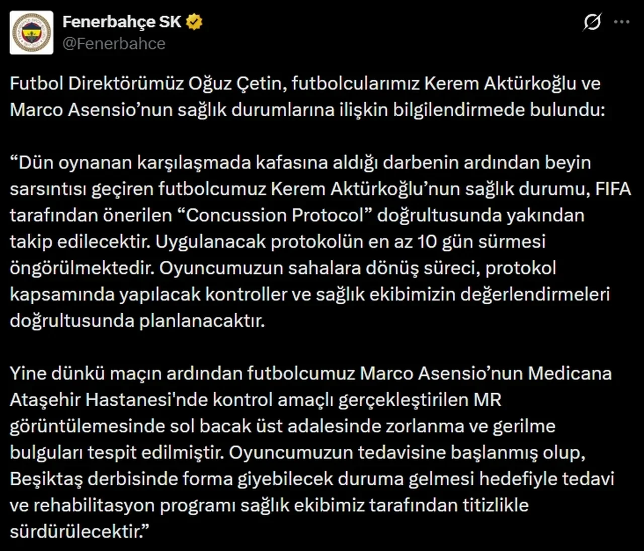 Lyon Fenerbahçe maç kadrosu ve muhtemel 11 belli oldu