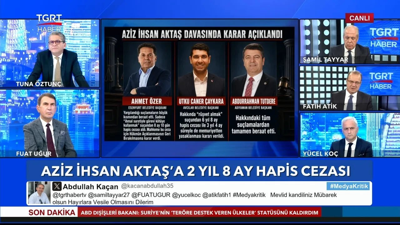 Fatih Atik'ten Aziz İhsan Aktaş davası değerlendirmesi: Rüşvetten ceza alanların siyasi hayatı bitti
