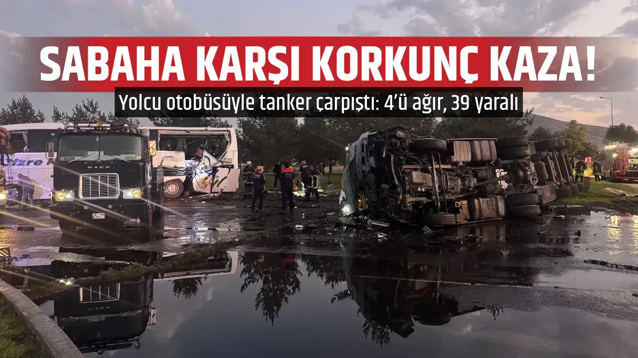 SABAHA KARŞI KORKUNÇ KAZA!