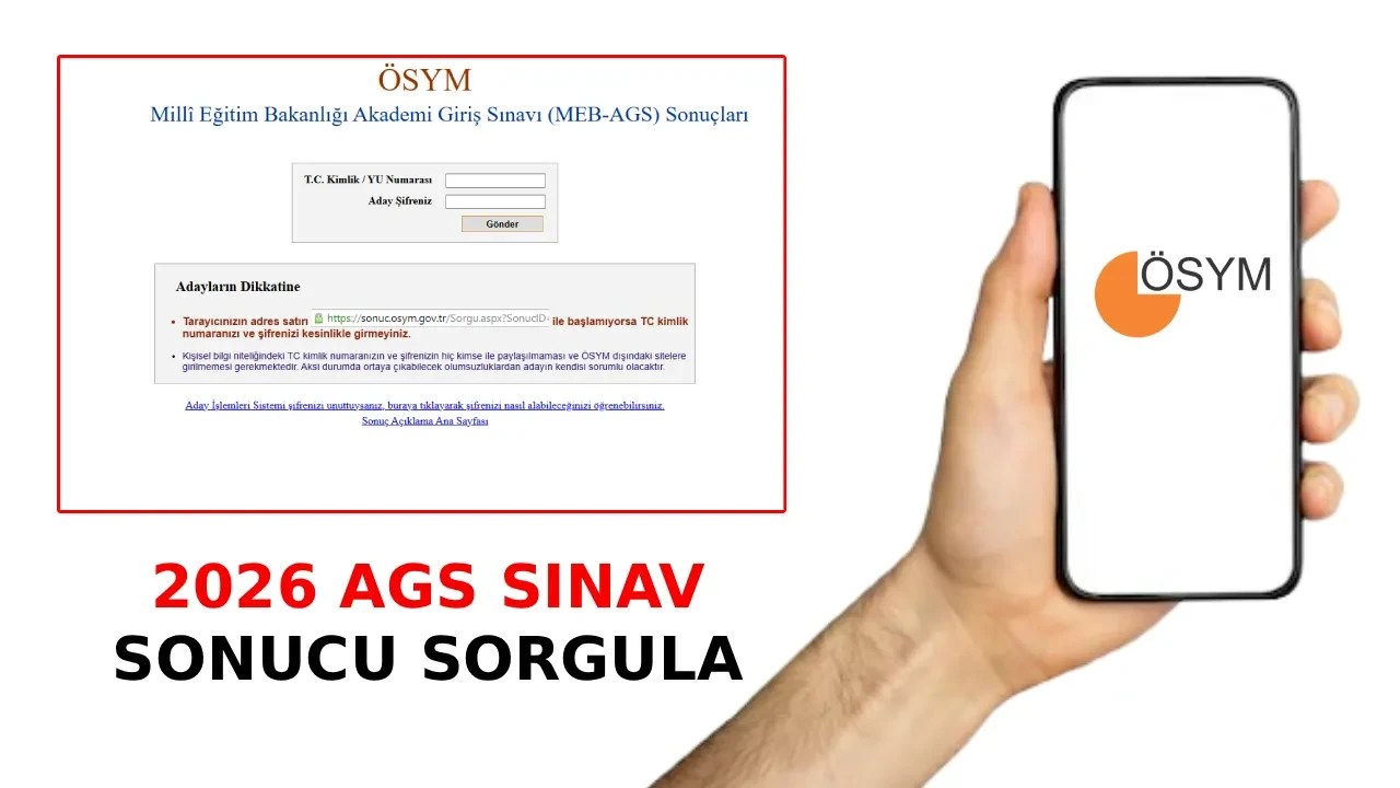 MEB AGS sınav sonuçları 2026 sorgulama ekranı! AGS öğretmen ataması kontenjan ve branş dağılımı açıklandı mı?