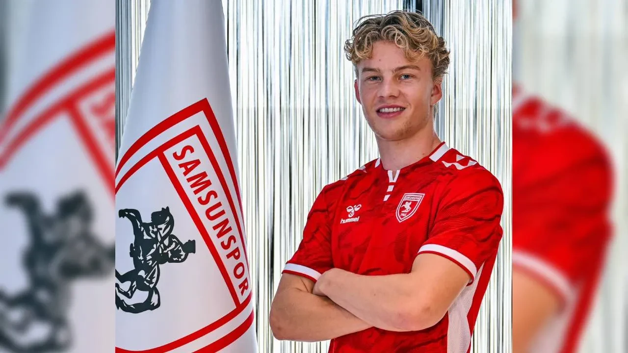 Samsunspor'a Danimarkalı genç yıldız! Kırmızı-beyazlılar, Ohlenschlger ile sözleşme imzaladı