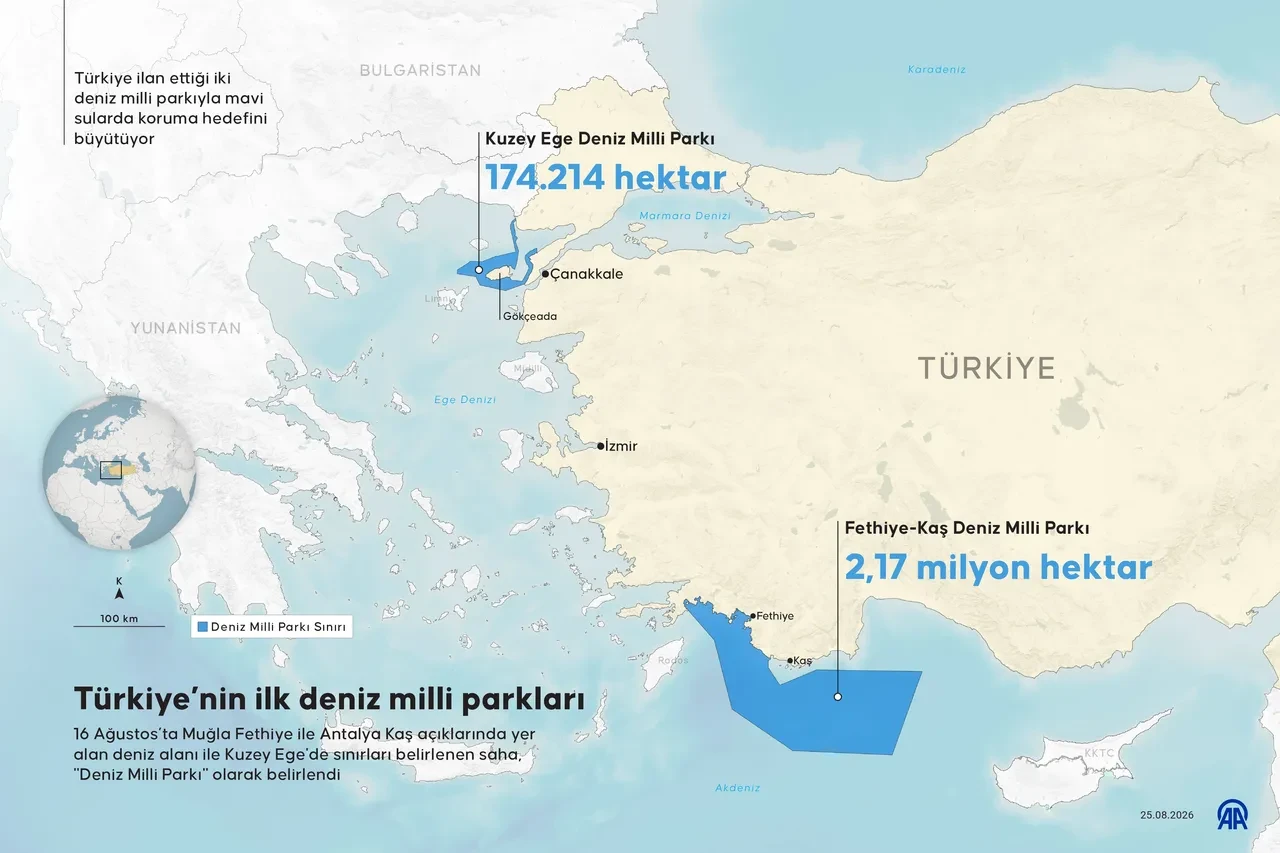 Türkiye'nin ilk deniz milli parkları ilan edildi