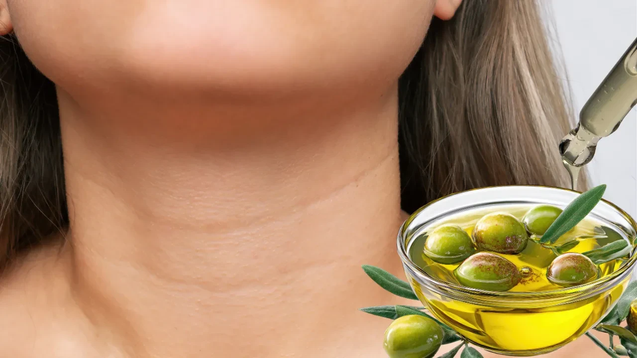 Bir bakım yağı, bir küçük dokunuş! Boyun çizgileri için Antik güzellik sırrı