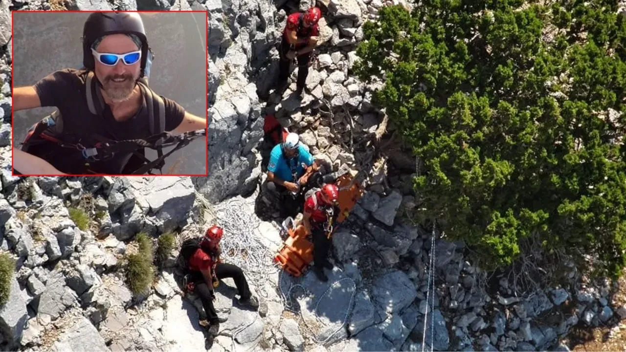 Muğla’da dehşet veren paraşüt kazası! Kayalık alanlara düşerek can verdiler