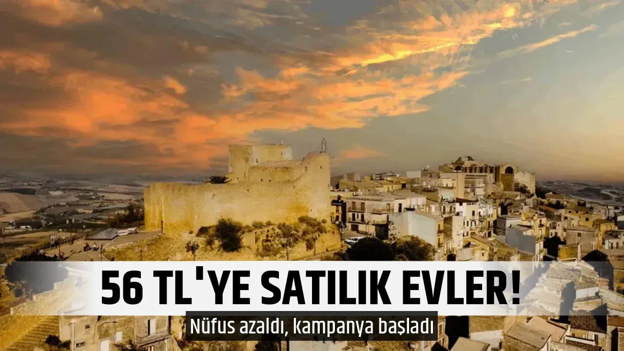 56 TL'YE SATILIK EVLER!