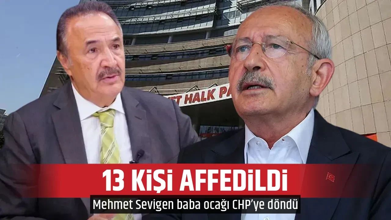 13 KİŞİ AFFEDİLDİ
