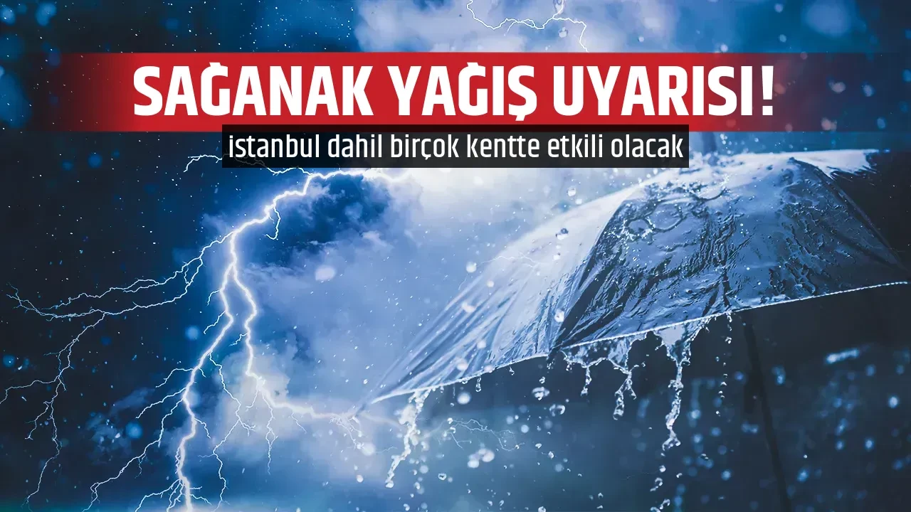 SAĞANAK YAĞIŞ UYARISI! 