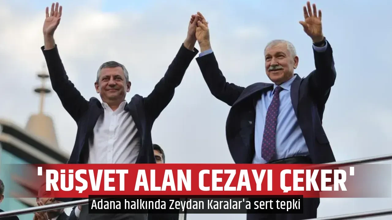 'RÜŞVET ALAN CEZAYI ÇEKER'
