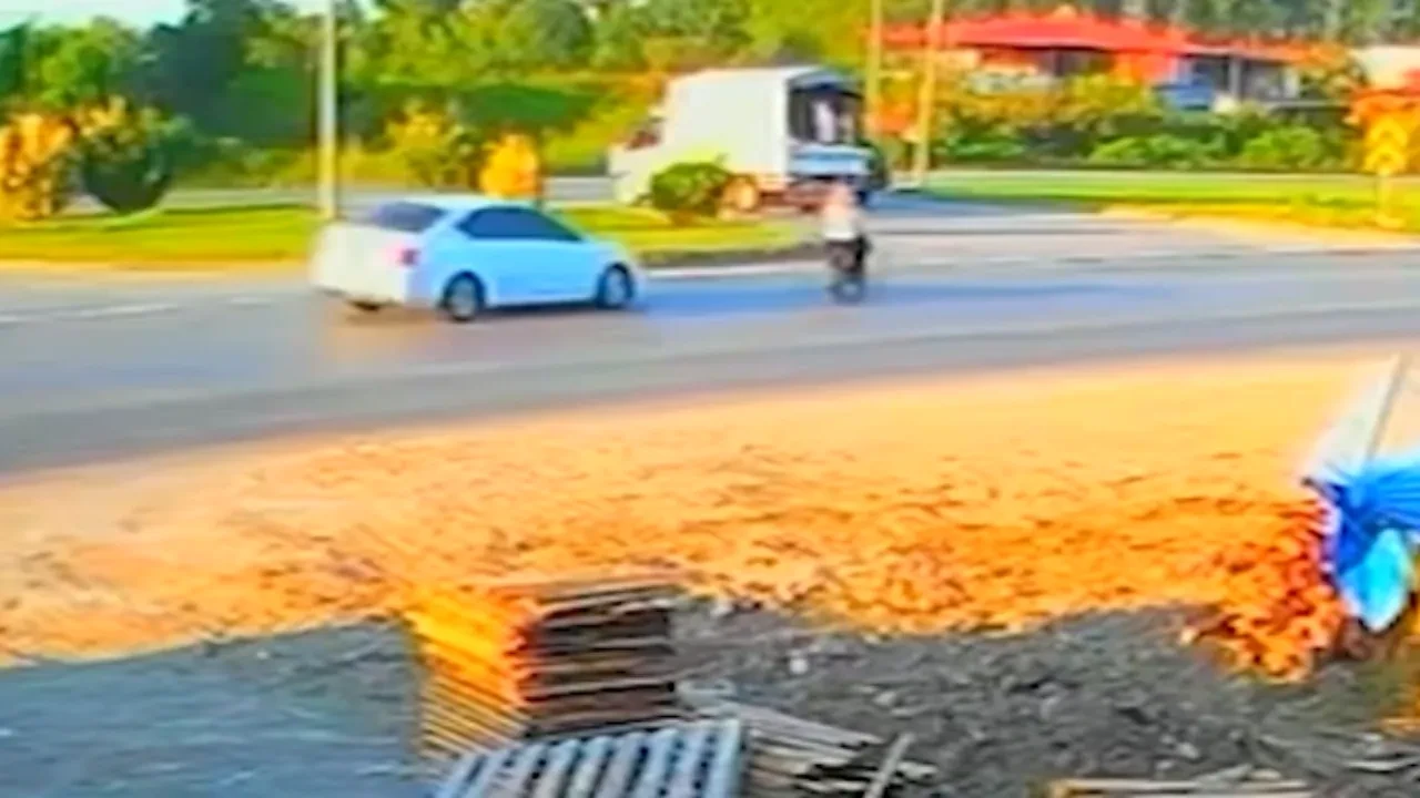 Bisikletli genç kıza otomobil çarptı! Havada taklalar atarak yere savruldu