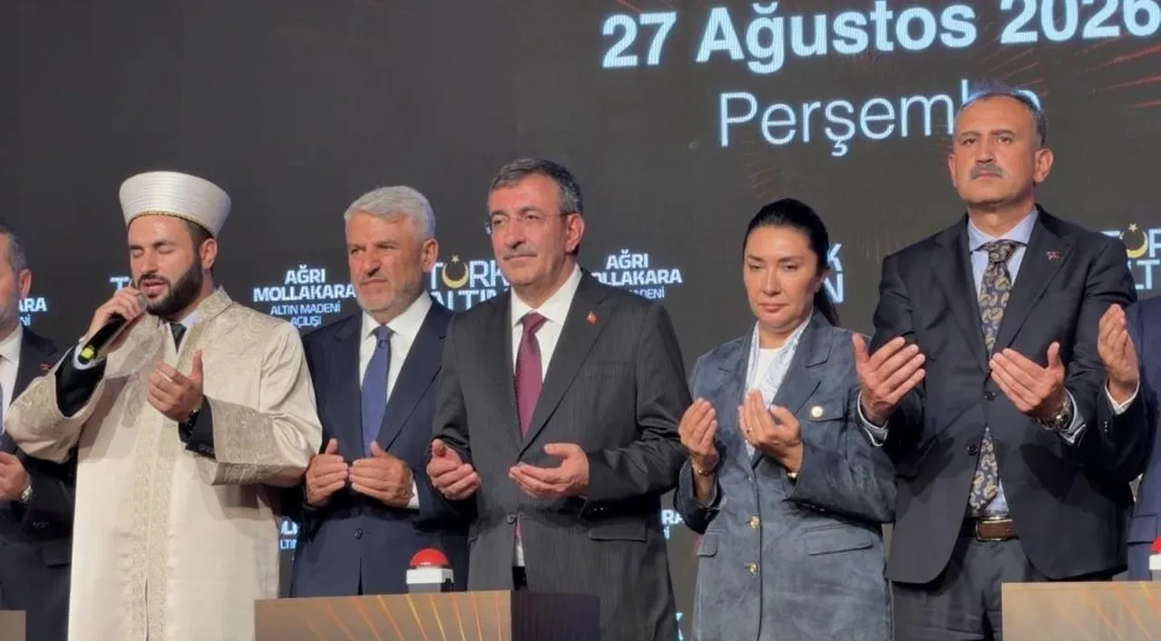 Cevdet Yılmaz Mollakara Madeni'nin açılışında konuştu: 5 yılda 17 ton altın üretilecek