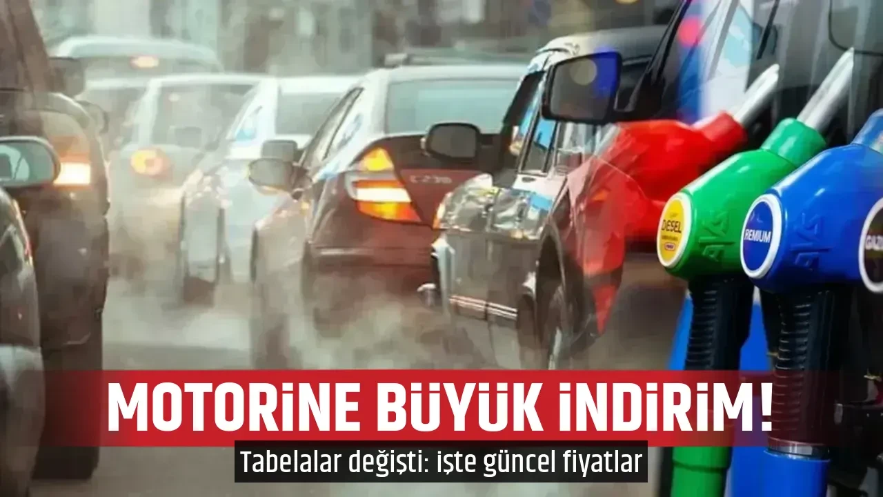 MOTORİNE BÜYÜK İNDİRİM!