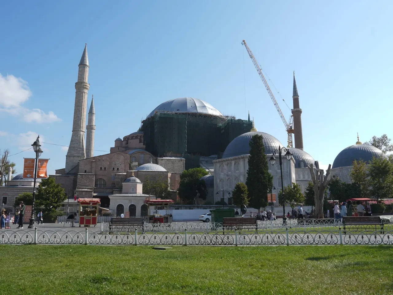 Bakan Ersoy duyurdu! Ayasofya'da kapsamlı restorasyon hız kesmeden devam ediyor