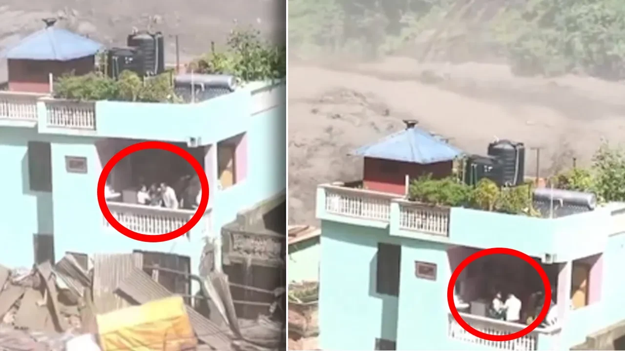 Nepal'deki sel felaketinde dehşete düşüren görüntü! Sularla çevrili evde yardım bekleyen ailenin çaresizliği kamerada