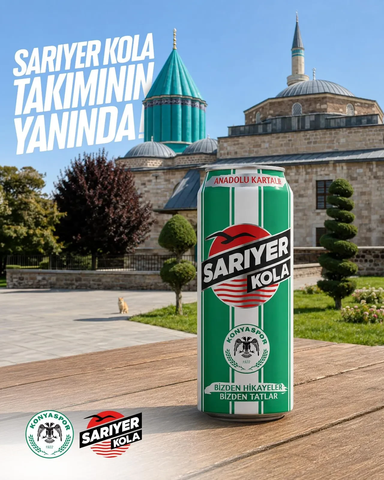 Sarıyer Kola, Konyaspor’un 2026-2027 sezonu resmi içecek sponsoru oldu