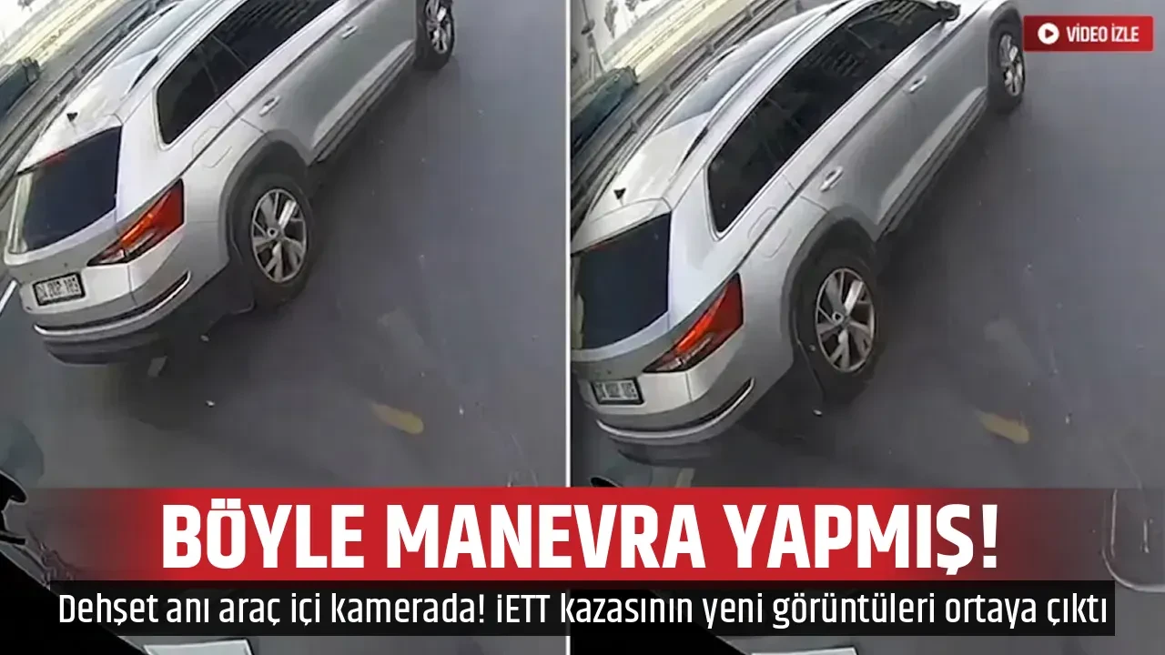 BÖYLE MANEVRA YAPMIŞ! 