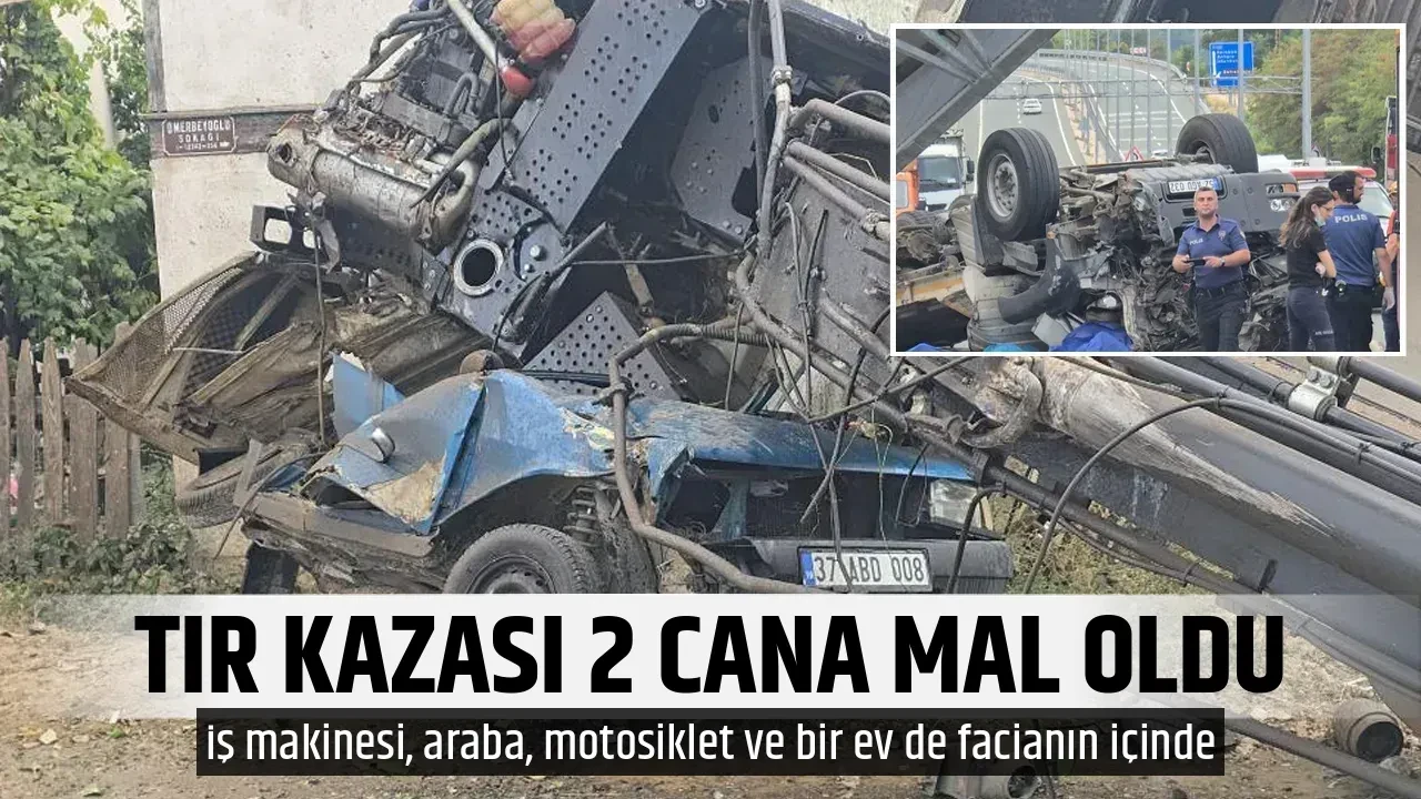 TIR KAZASI 2 CANA MAL OLDU