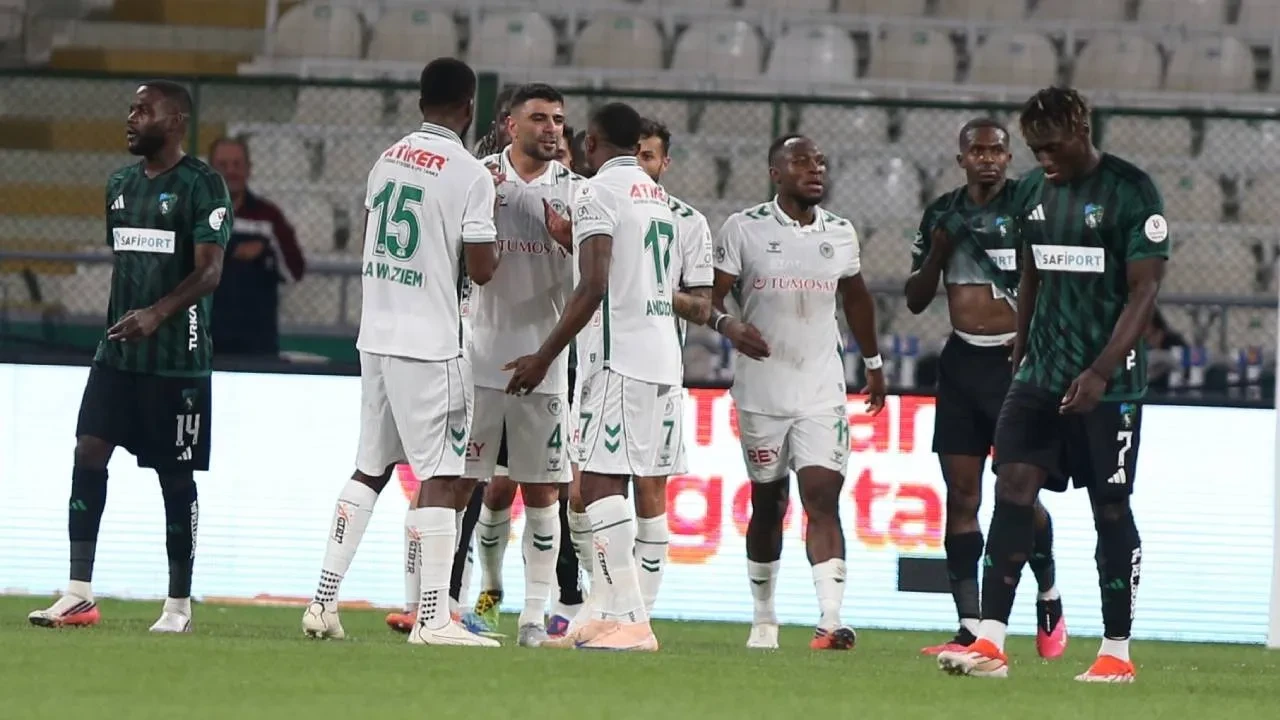 Kocaelispor geriden gelerek kazandı! Yeşil-siyahlılar, Konyaspor'u mağlup etti