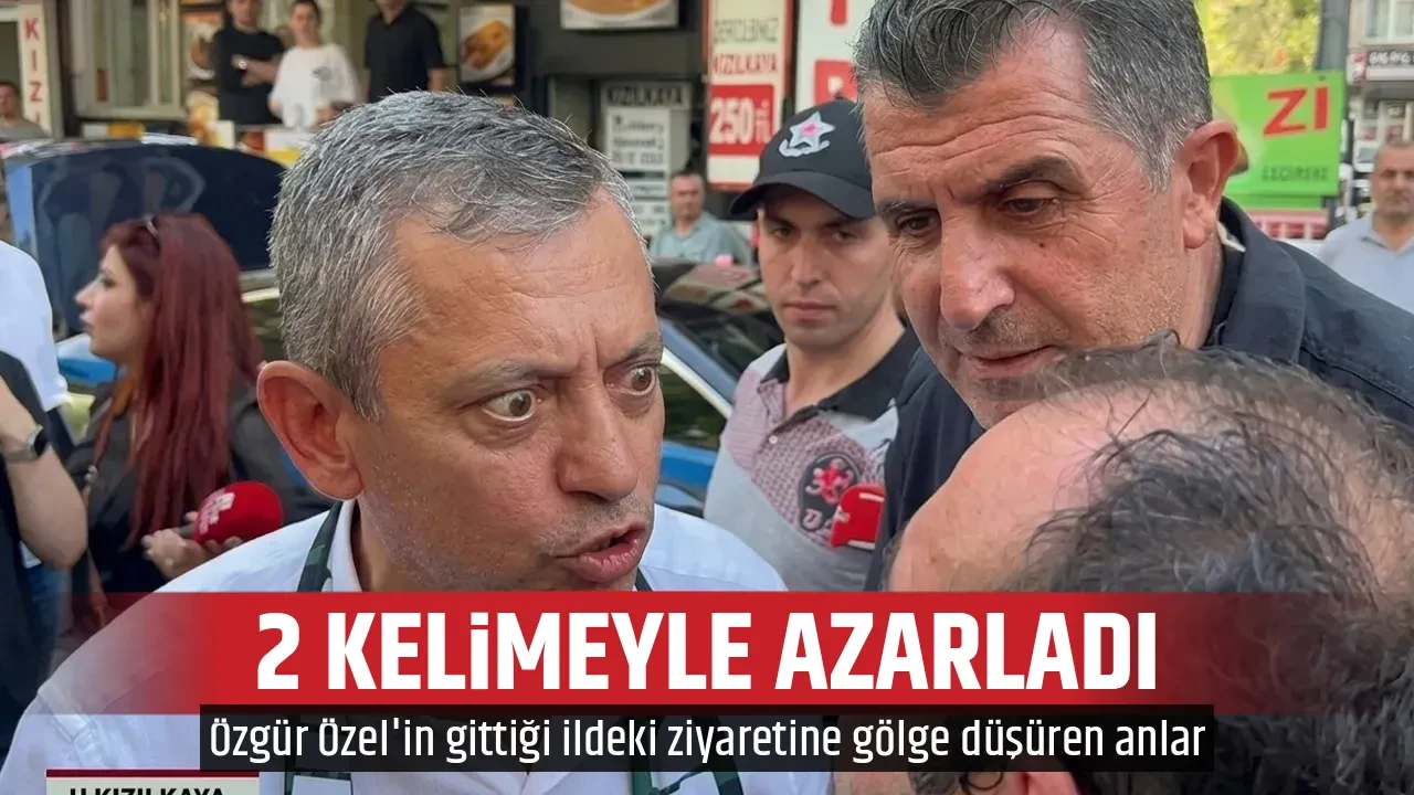 2 KELİMEYLE AZARLADI