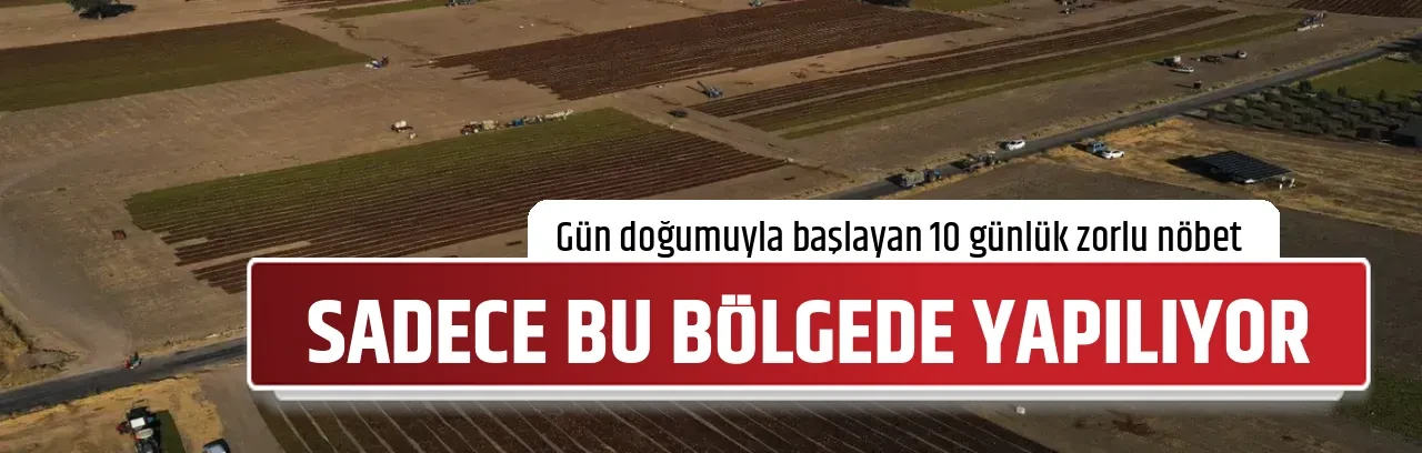 SADECE BU BÖLGEDE YAPILIYOR