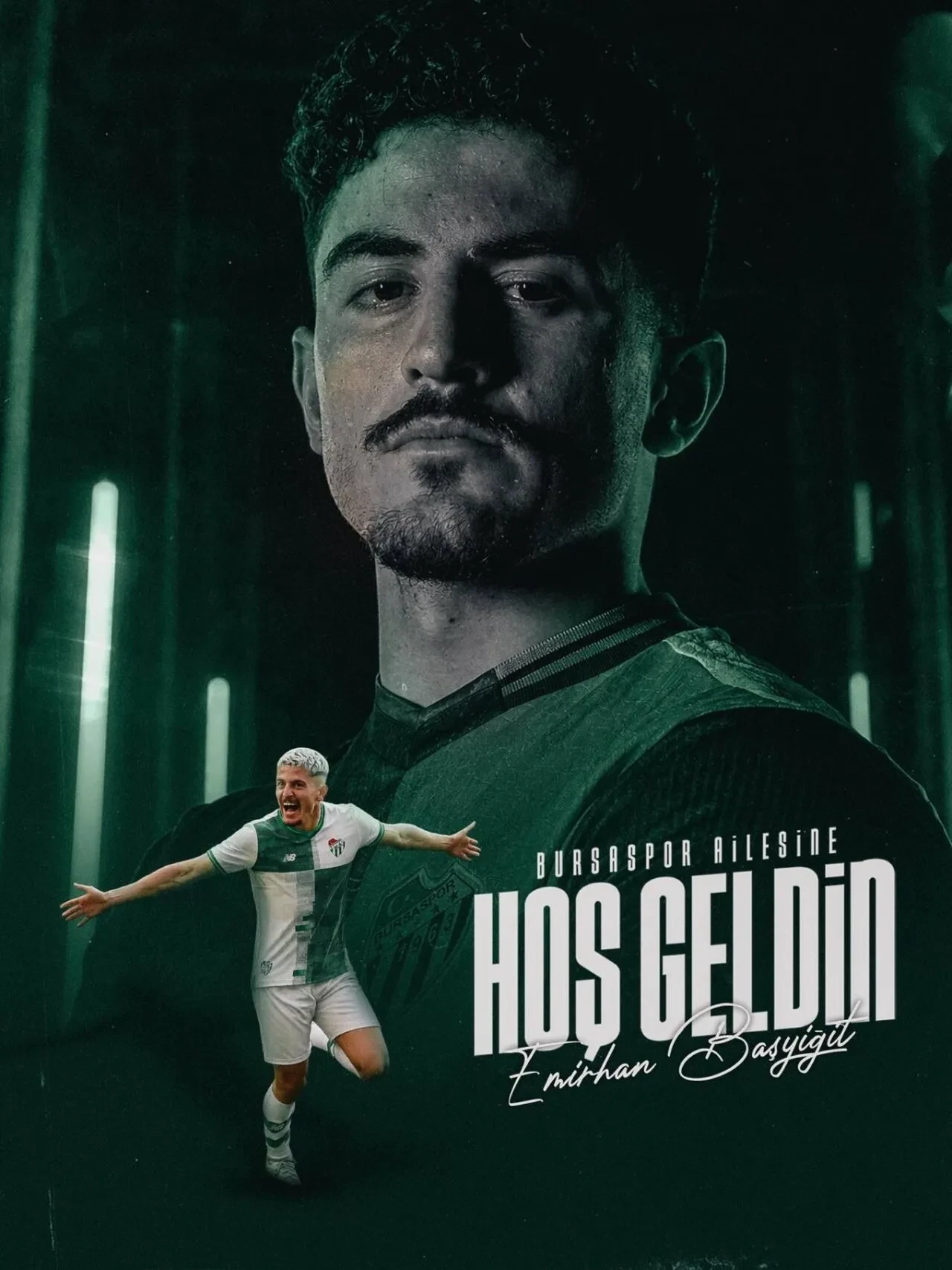 Bursaspor'da yeni transfer! Yeşil-beyazlılar, Emirhan Başyiğit'i duyurdu