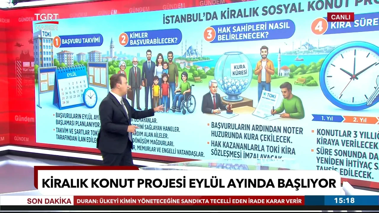 İstanbul’da TOKİ'den 15 bin kiralık konut! Başvuru tarihi ve şartlar belli oldu