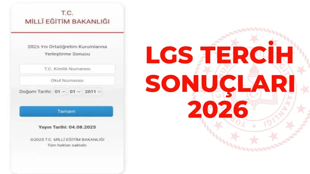 LGS (lise) tercih sonuçları 2026 meb.gov.tr! LGS yerleştirme sonuçları açıklandı mı, nereden sorgulanır?
