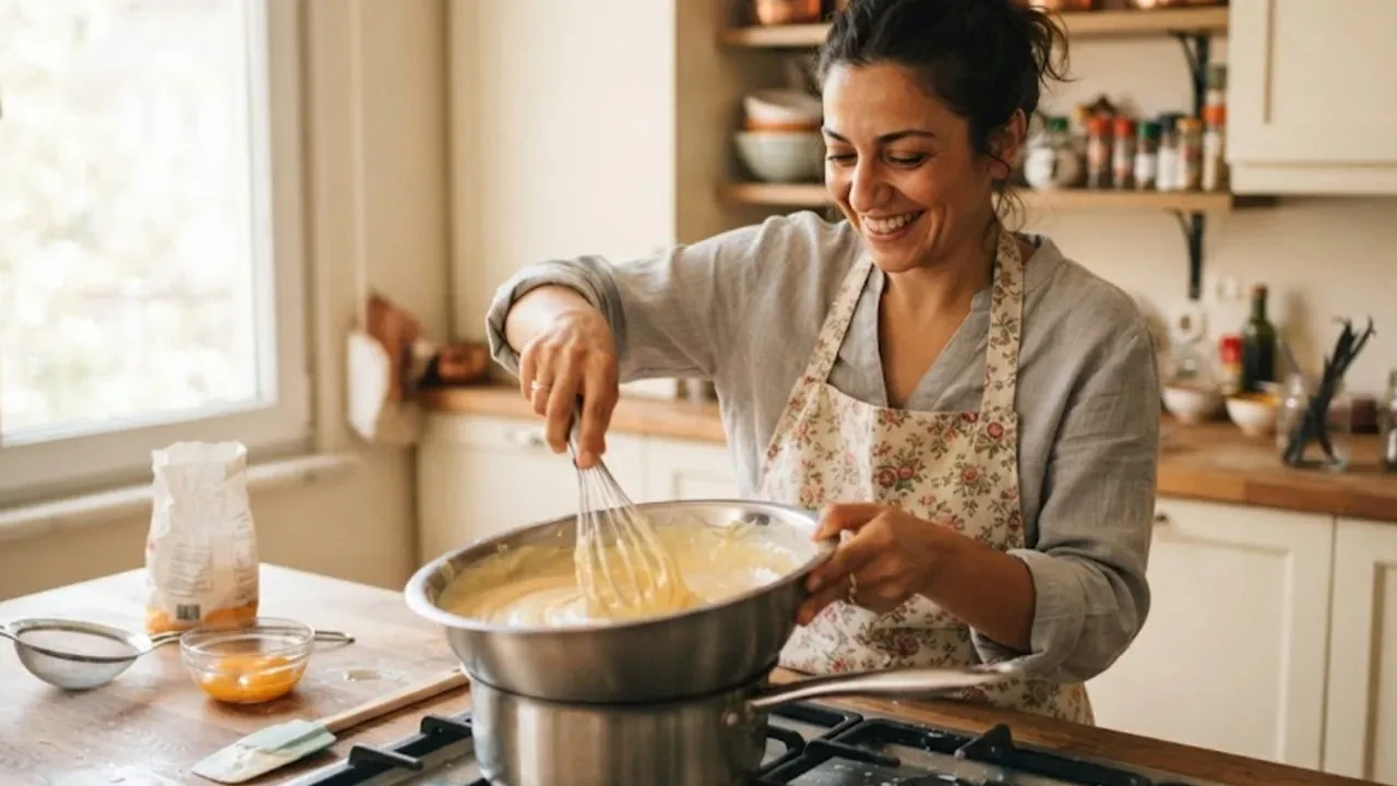 MasterChef usulü lezzeti şahane ekler tarifi! Kreması taptaze, orjinal pastane tadında! 