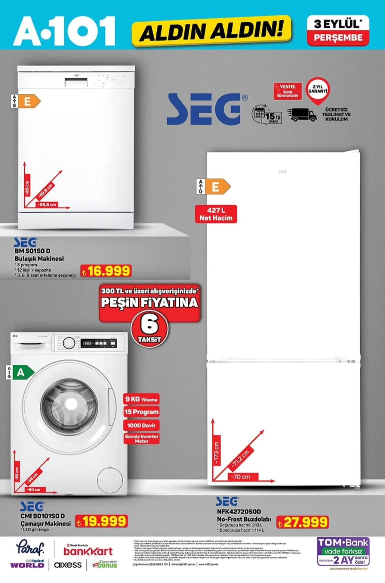 3 Eylül A101 aktüel ürünler kataloğu yayımlandı! Dikiş makinesi, kapsüllü kahve makinesi, katlanabilir elektrikli bisiklet ve retro hoparlör geliyor