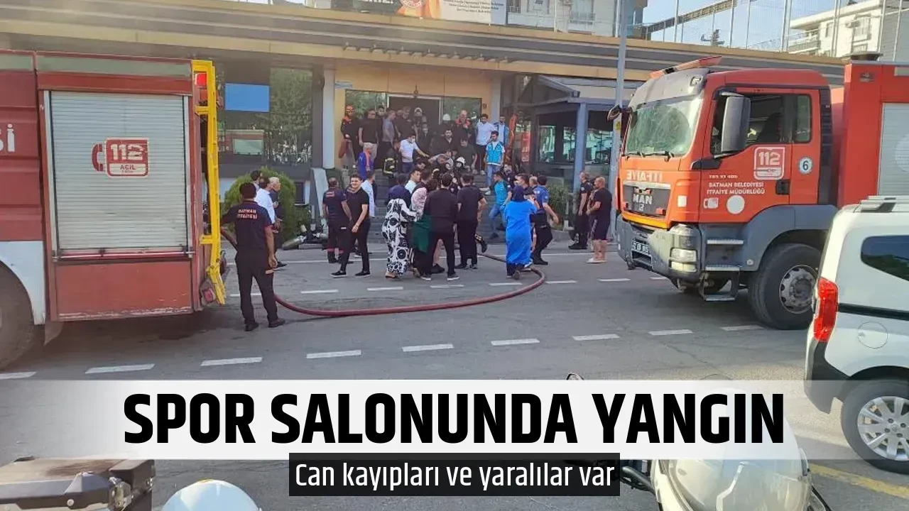 SPOR SALONUNDA YANGIN