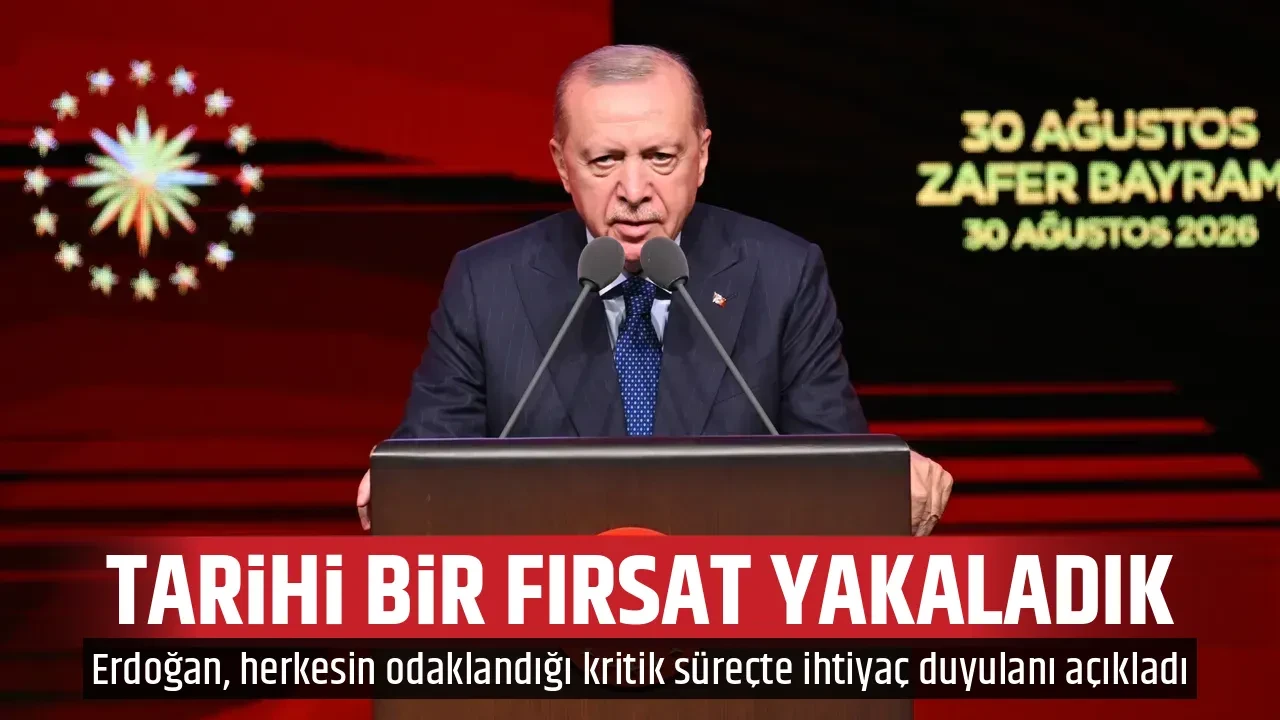 TARİHİ BİR FIRSAT YAKALADIK