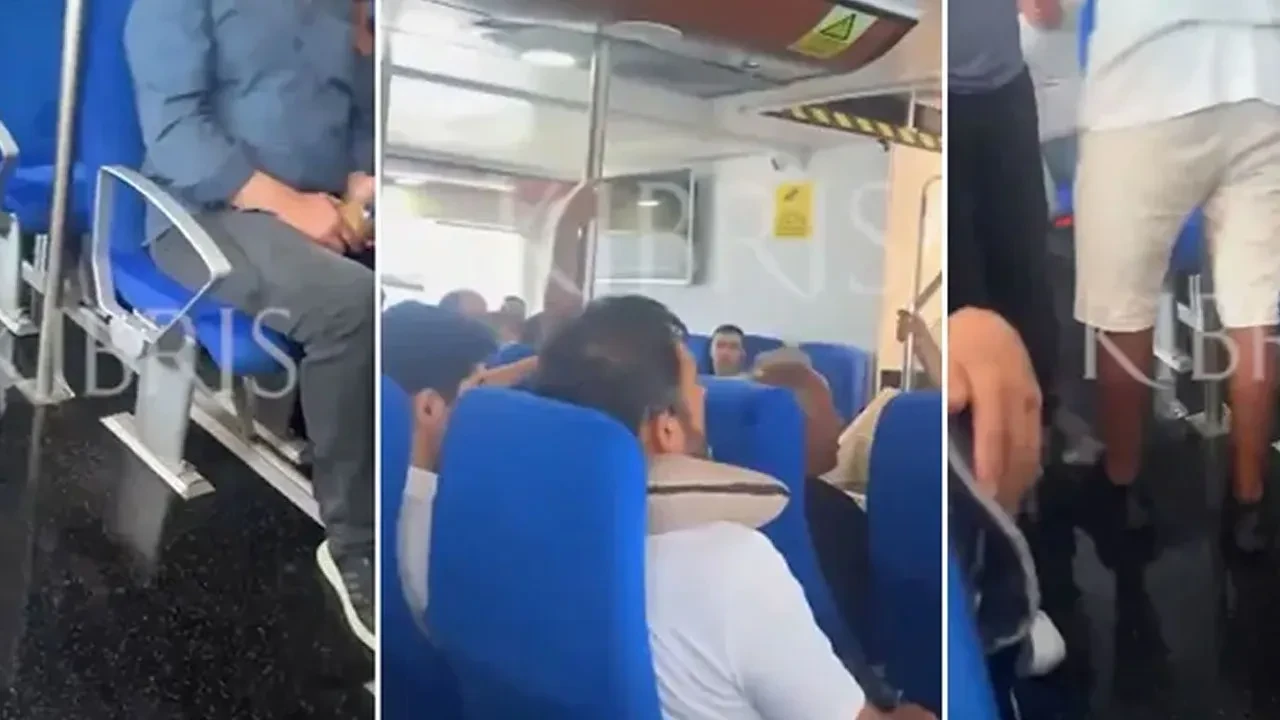 Faciadan hemen öncesine ait yeni görüntüler: Girne'de batan gemide yolcuların korku dolu anları ortaya çıktı