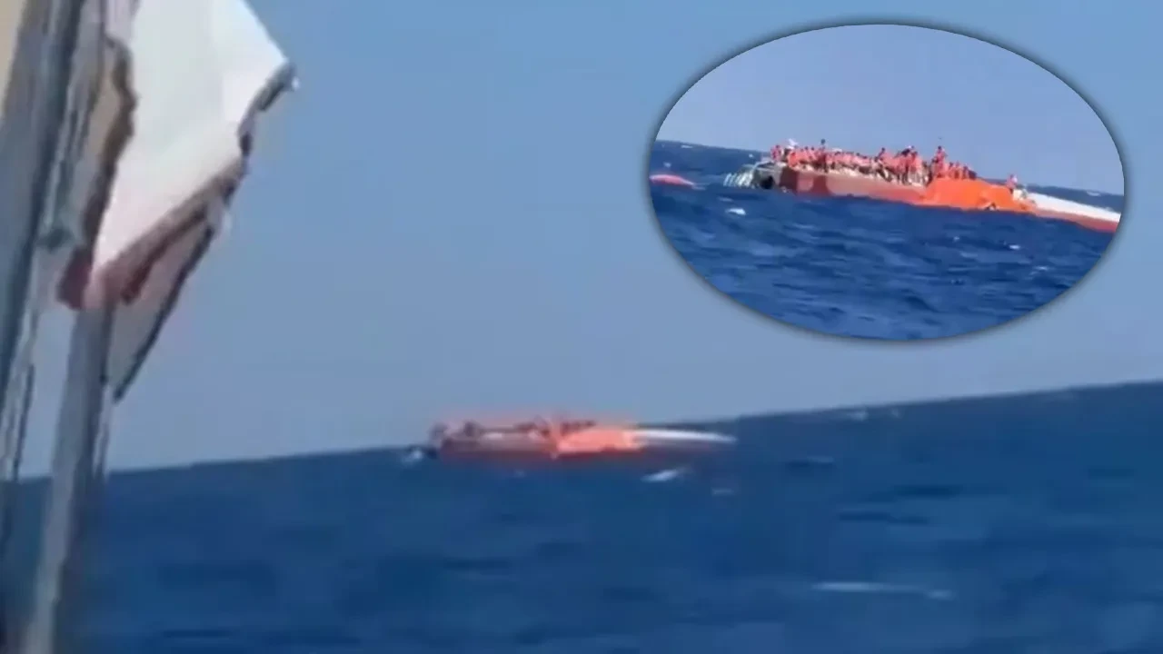Girne açıklarında yolcu gemisi battı! Akdeniz'de can pazarı: Ekipler seferber oldu