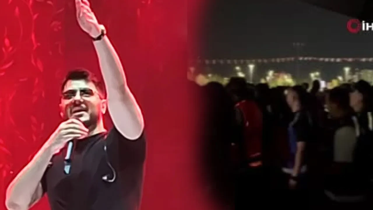 Ankara'da Semicenk konserinde tekme tokat kavga: Ünlü şarkıcı sahneden müdahale etti