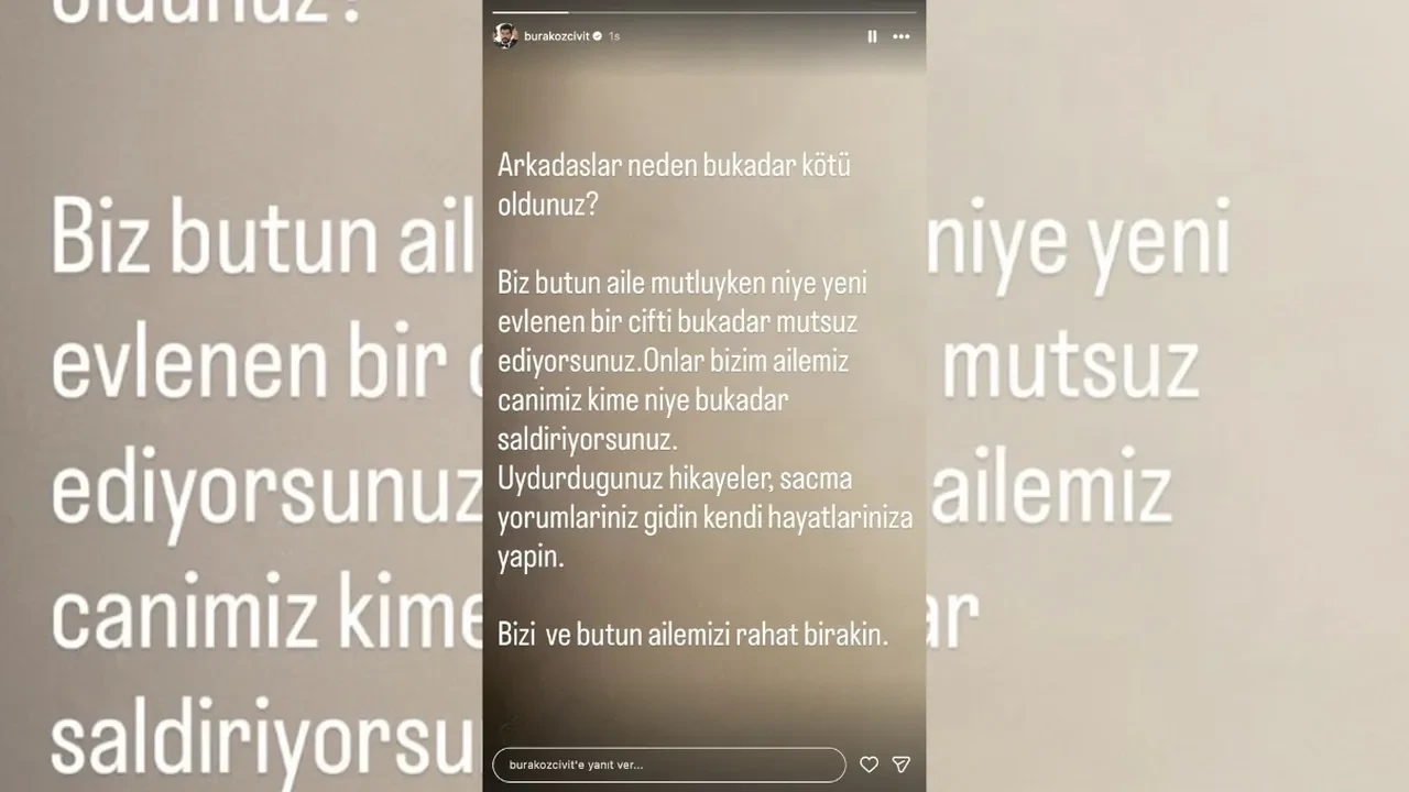 Burak Özçivit ailesini eleştirenlere ateş püskürdü! "Bizi rahat bırakın"